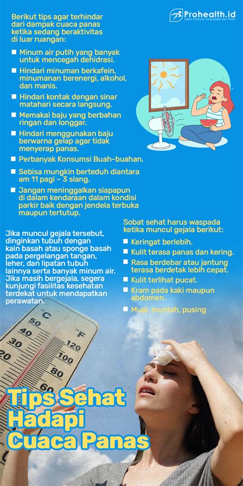 Tips Sehat Hadapi Cuaca Panas Prohealth