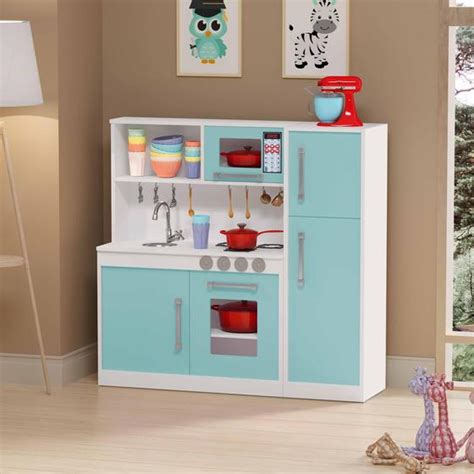 Cozinha Infantil Completa Mdf Princesa Menta MC Barreto Cozinha