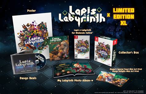 Nis America Reveals Lapis X Labyrinth Limited Edition Xl For Switch