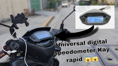 Rusi Rapid 150 Diy Digital Speedometer YouTube