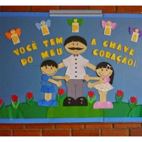Ideias De Mural Dia Dos Pais - Mural de Dia dos Pais para Educação Infantil: 24 Ideias para os Super ...