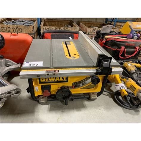 Dewalt Dw745 10 Portable Electric Industrial Table Saw