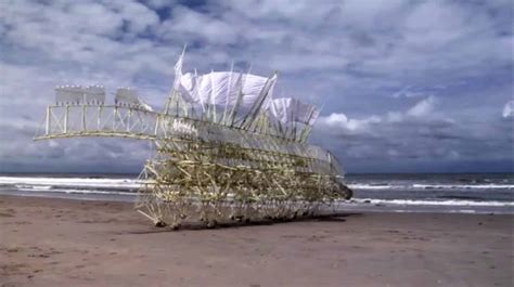 Wind Powered Creatures By Theo Jansen