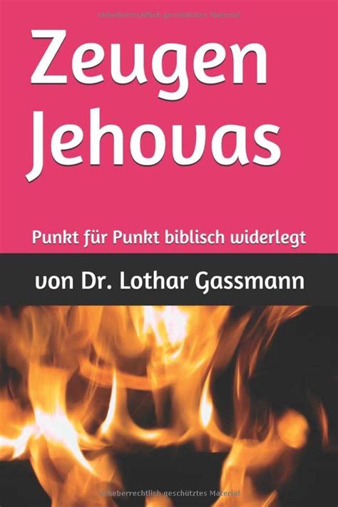 Zeugen Jehovas Punkt F R Punkt Biblisch Widerlegt Reihe Apologetik