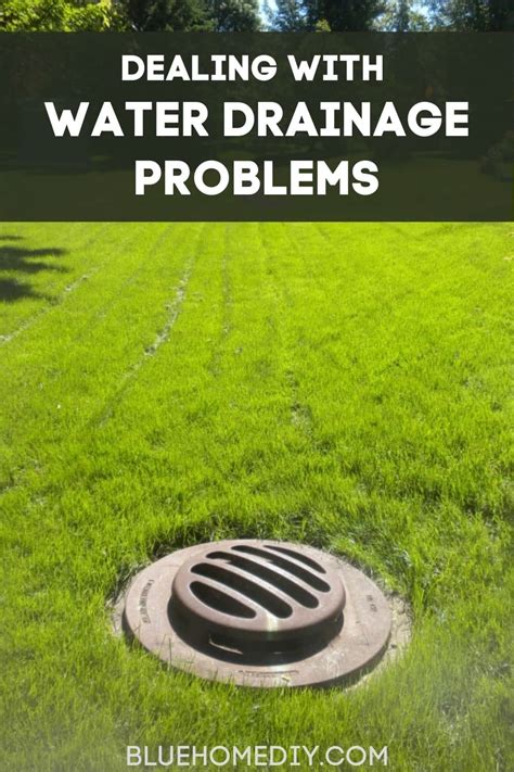 How to Deal with Water Drainage Problems in Your Property - Bluehomediy