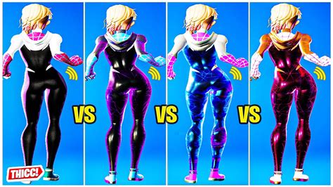 Fortnite Spider Gwen Stacy Party Hips 1 Hour Version 🍑all Styles😘