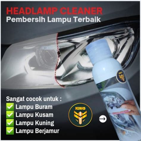 Jual Headlamp Cleaner Pembersih Pengkilap Lampu Headlamp Mobil Motor