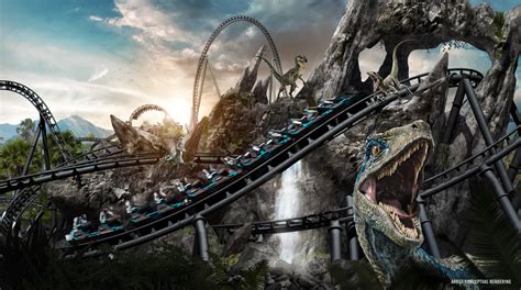 New Details Revealed for Jurassic World VelociCoaster, Opening Date to ...