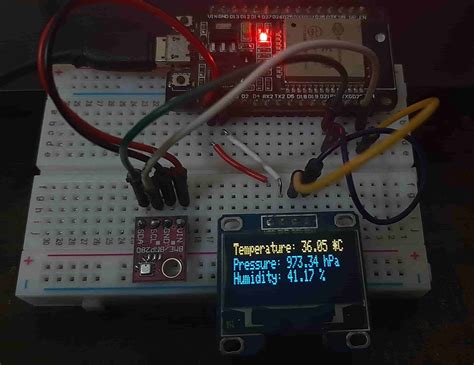 Room Weather Station Using Arduino Bme Steps Off