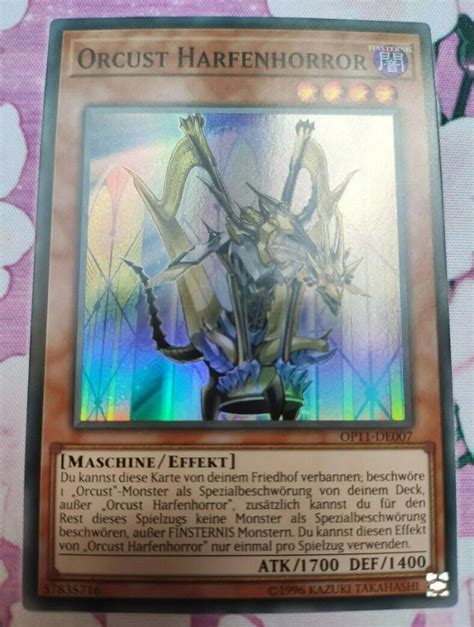 Yugioh X German Orcust Harp Horror Super Rare Hot Ebay