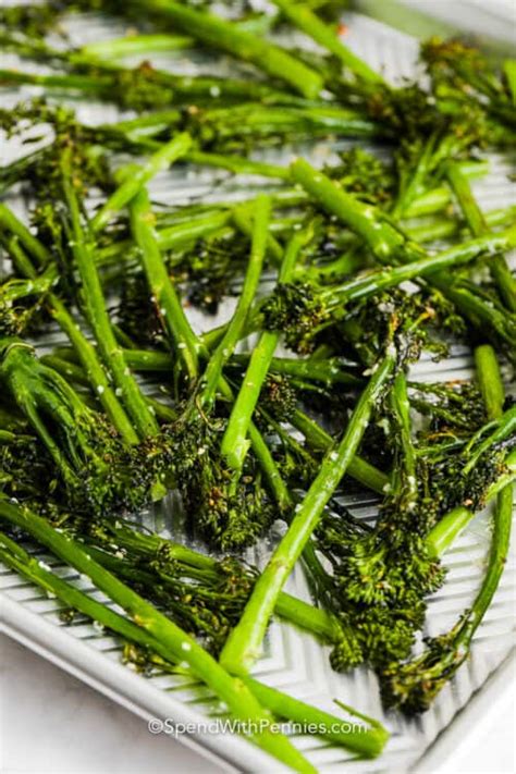 Garlic Roasted Broccolini Spend With Pennies