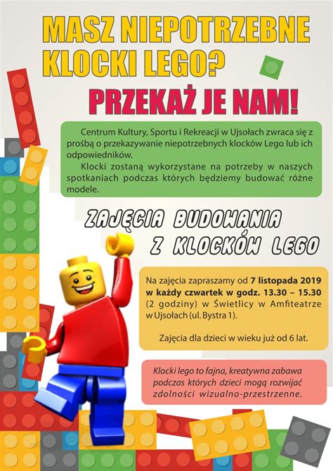 Zajęcia budowania z klocków lego