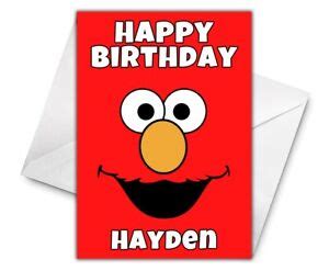 Elmo Birthday Card For Sale Ebay