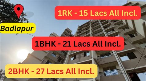 Budget Homes In Badlapur 1RK 1BHK 2BHK Starting From 15 Lacs All