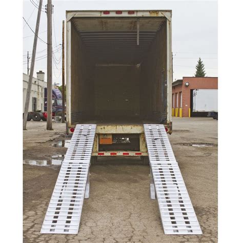 Aluminum Modular Truck Trailer Ramp System for Dry Van - 5,000 lb per ...