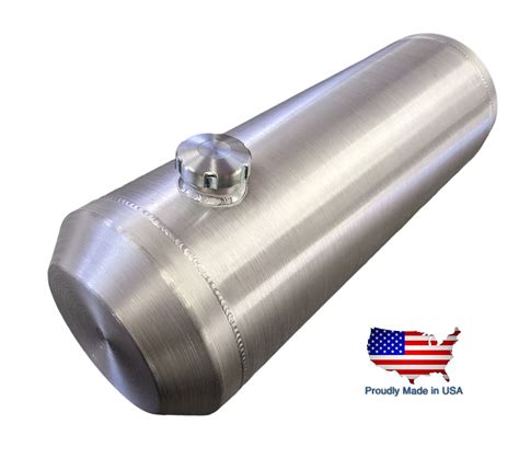 10x30 End Fill Round Spun Aluminum Gas Tank 10 Gallon 3 8 Npt