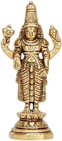 Buy Artvarko Brass Tirupati Balaji Venkateshwara Murti Idol Statue Lord