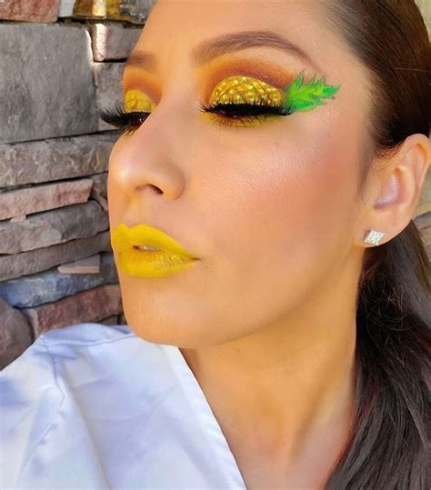 The Pineapple Everything On Instagram Festival Season Glam Makeup