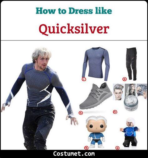 Quicksilver Costume For Cosplay And Halloween