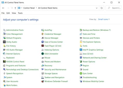 open control panel windows    vista xp techcult