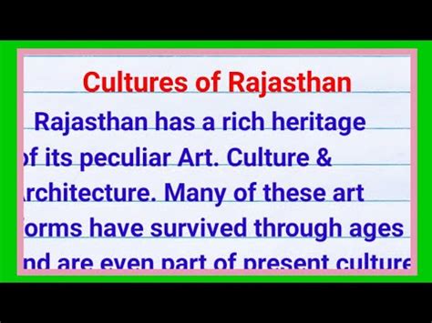 Culture Of Rajasthan Essay Essay On Rajasthan Culture Culture Of