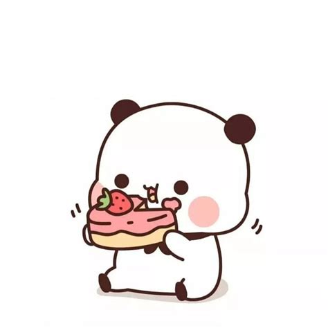 Panda Eating Cake | Love Quotes Couple | Panda love, Relationships love ...