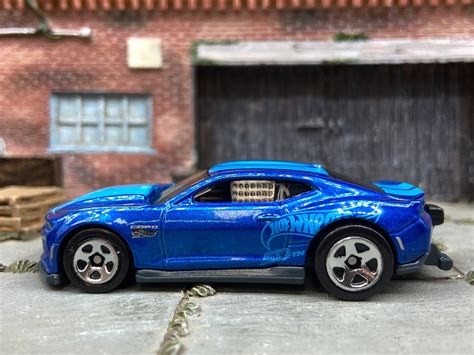 Loose Hot Wheels Chevy Camaro COPO Drag Car Blue With Blue Stripes Etsy