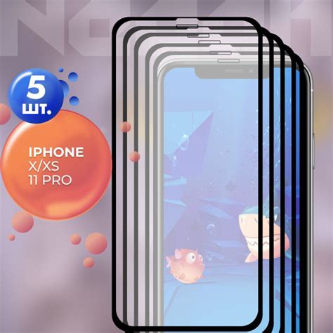 Защитное стекло для iPhone X XS 11 Pro / стекло на Айфон Х ХС 11 Про ...