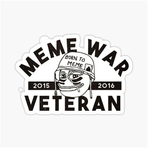 "Rare Pepe - Meme War Veteran Edition" Sticker for Sale by pepeclothing | Redbubble