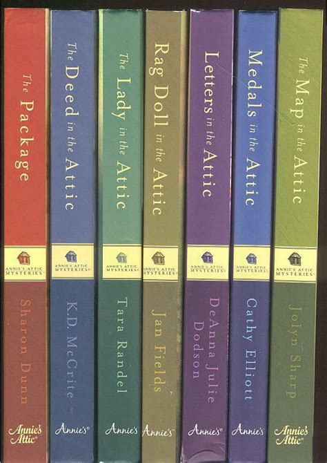 Set Of Annie S Attic Mysteries Hardcover Books Rainbow Multi Colored