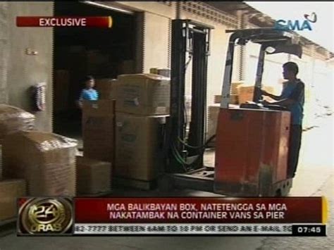 Oras Mga Balikbayan Box Natetengga Sa Mga Nakatambak Na Container