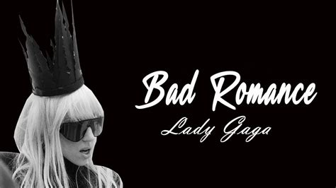 Lady Gaga Bad Romance Lyrics YouTube