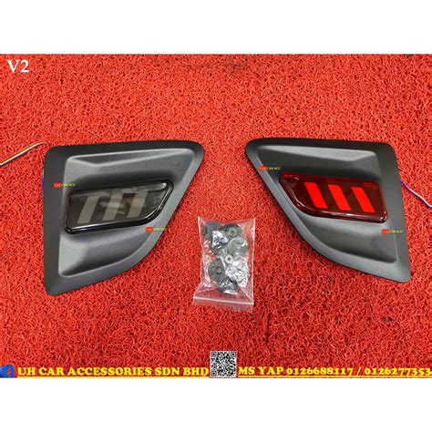 Perodua Axia Gxtra Rear Bumper Led Reflector Light