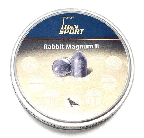 H N Rabbit Magnum II 177 15 74gr Pellets X 200 The Countryman Of Derby