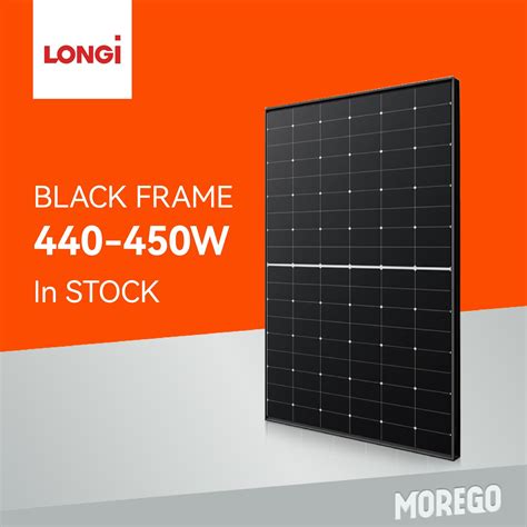 Longi Hi Mo X6 Solar Panel 440W 450W 455 Watt Black Solar Panel Solar