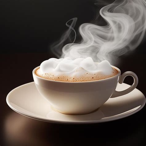 Premium AI Image Steaming Hot Coffee Delight