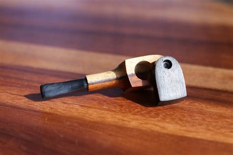 325 Handcrafted Exotic Wood Pipe With Swivel Lid Etsy