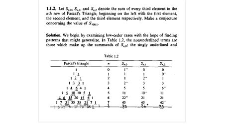 Binomial Coefficients What Does The Sum Of Every Third Element In