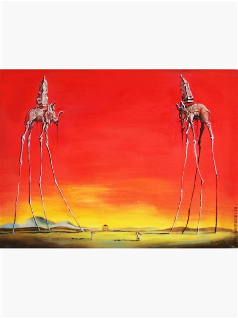 Dali Elephants Poster Salvador Dali Wall Art Modern Home Decor Poster