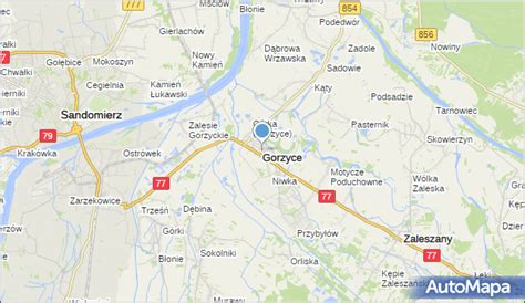 Mapa Gorzyce Gorzyce Powiat Tarnobrzeski Na Mapie Targeo