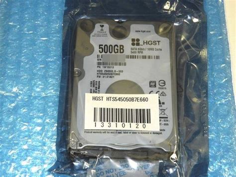 ASCII.jp：HGSTロゴ入り、500GBの2.5インチHDD「HTS545050B7E660」が店頭に