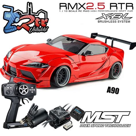 Mst Rmx Wd Drift Car Rtr Brushless G Toyota A Rb Rojo