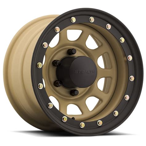 U S Wheel Daytona Simulated Beadlock Stealth Series Wheels