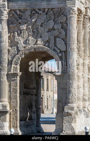 Roman Arc De Triomphe Or Triumphal Arch Of Orange C Bc Southern