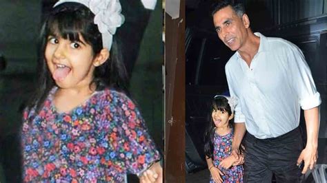 Akshay Kumar S Daughter Nitara Makse Cut€st Face S When Cameraman Asks For A Photo Wid Daddy