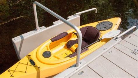 Kayak Launch Docks Kayak Lift And Launch — The Dock Doctors Kayaking Kayak Storage Floating Dock