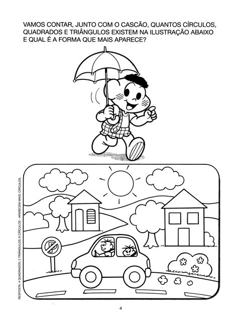 Atividade Turma Da Monica Educação Infantil - 6