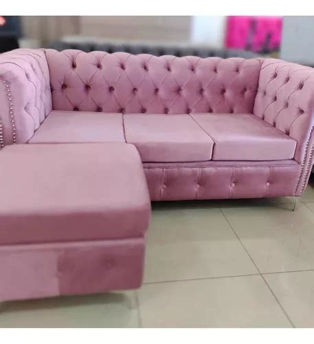 Sillón Sofá Chester Chesterfield 3 Cuerpos Pana Premium en venta en