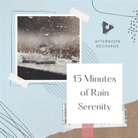 15 Minutes Of Rain Serenity Playlist Lullify