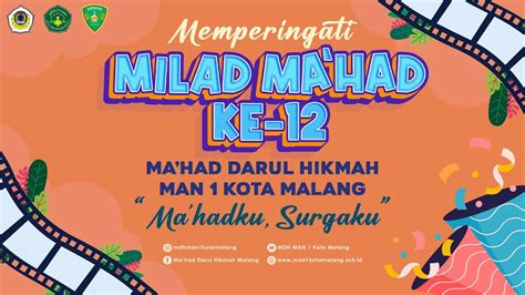 LIVE MILAD MA HAD DARUL HIKMAH KE 12 MDH MAN 1 Kota Malang Sabtu 7